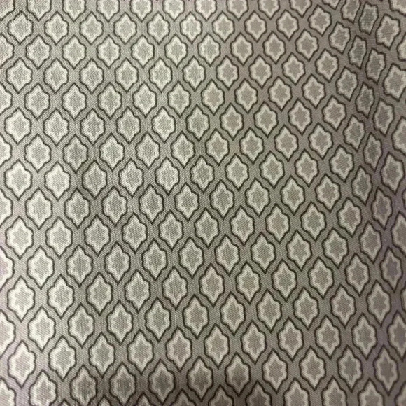 Adrienne Vittadini Stretchy Straight Pants  - Gray and White geo pattern-Size 10 - Picture 6 of 9